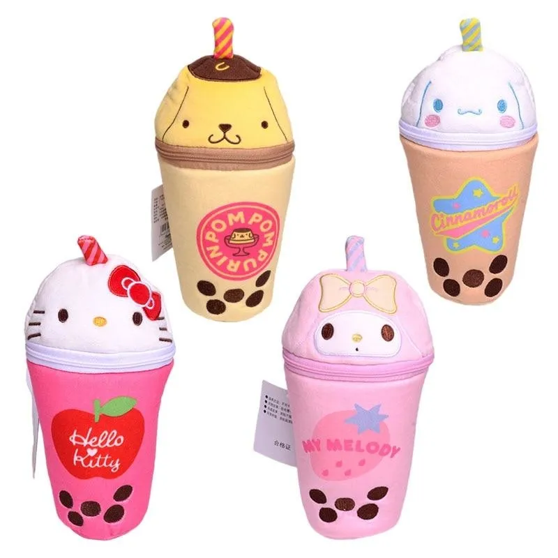 Kawaii Bubble Tea Pencil Cases