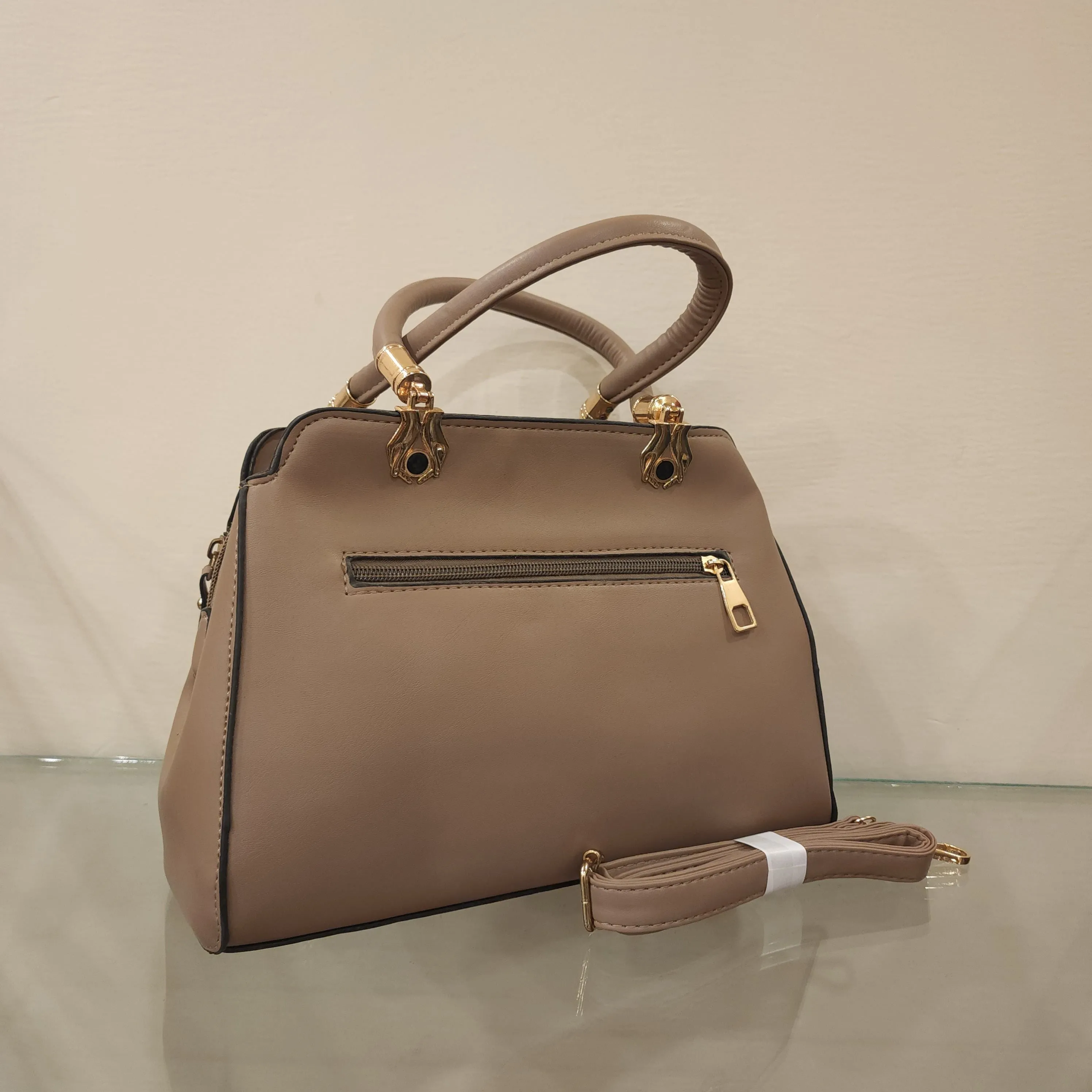 Khaki Casual Handbag