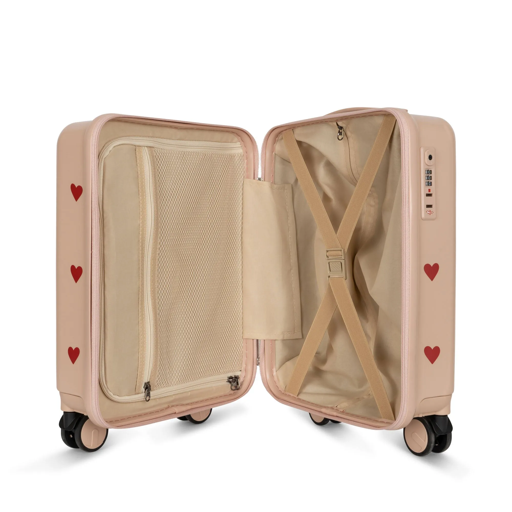 Konges Sløjd Travel Suitcase | Hearts