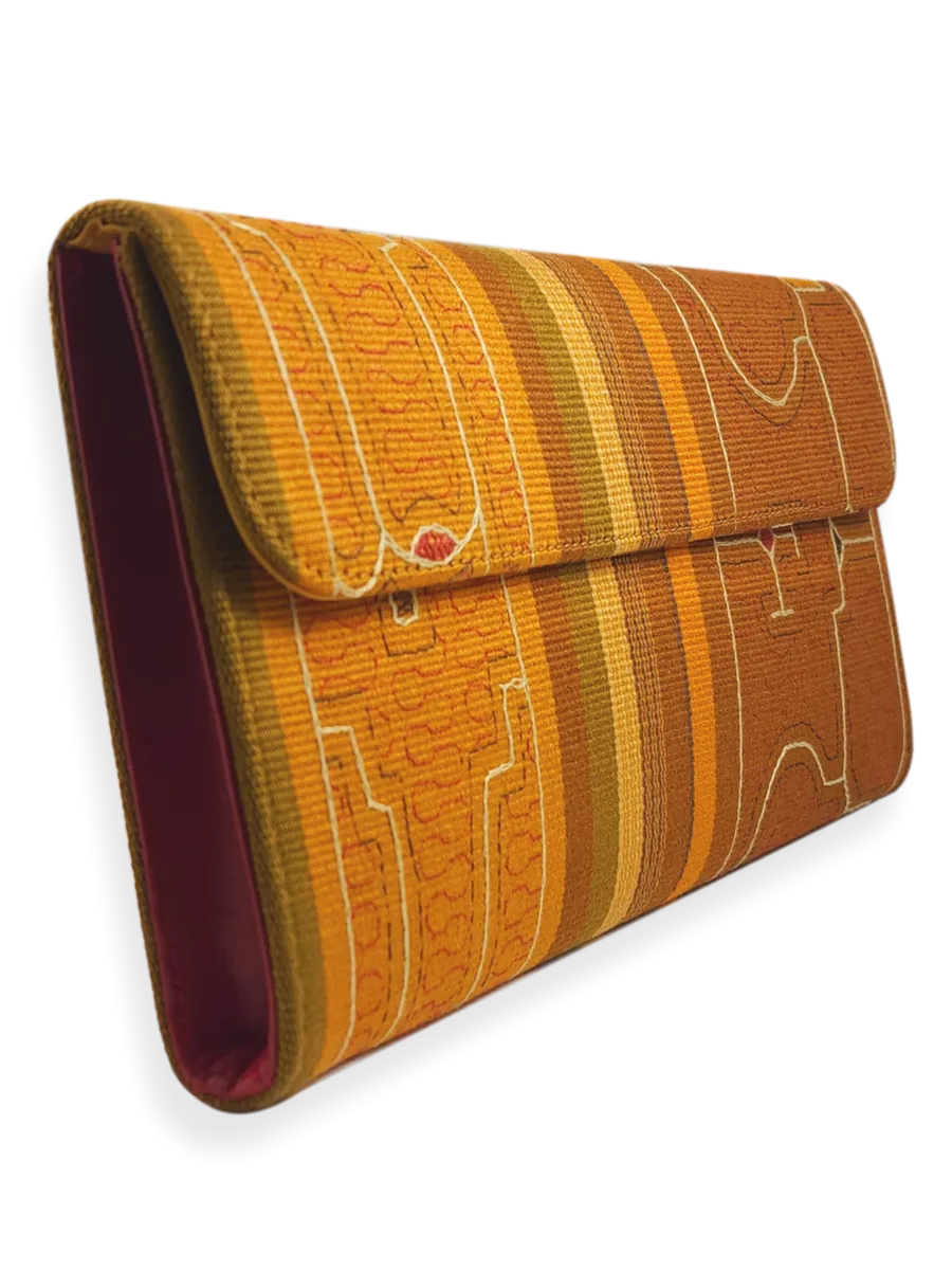 Large Rectangular Clutch 4 - Shipibo Textile Collection