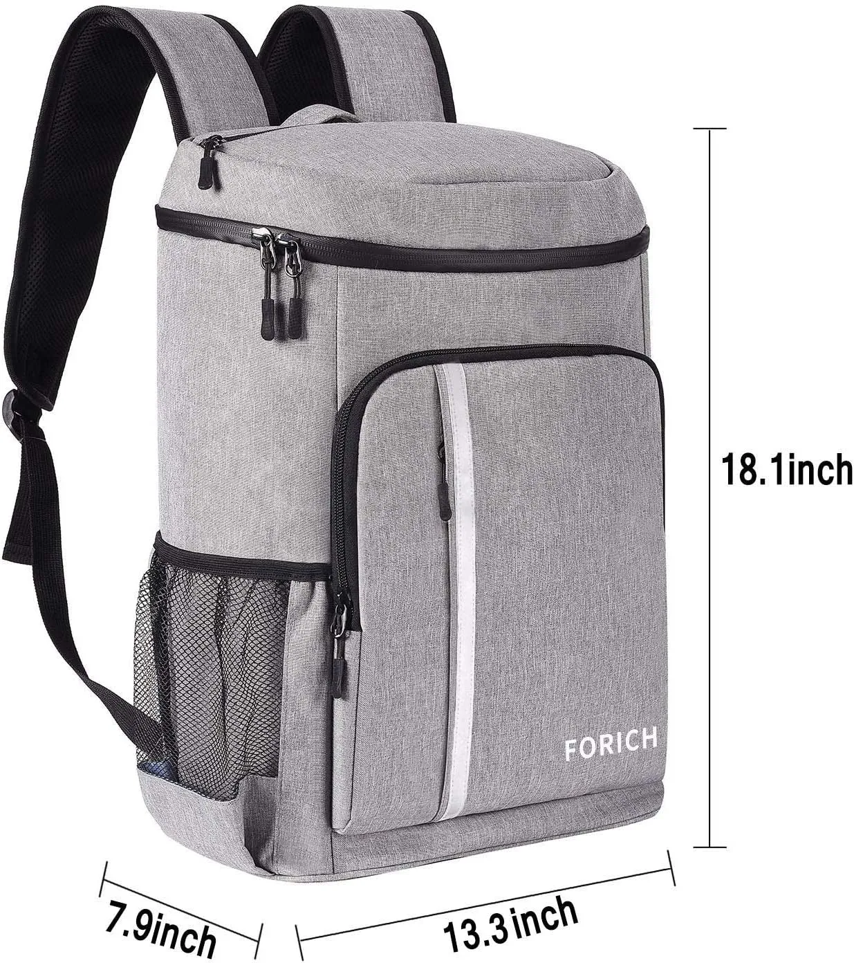 Leak-Proof Insulated Backpack Cooler
[Lightweight Waterproof Soft Cooler | Perfect for Work Lunches, Picnics, Camping, and Hiking | Holds Up to 30 Cans]