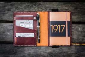 Leather Leuchtturm1917 A6 Notebook Cover - Crazy Horse Tan