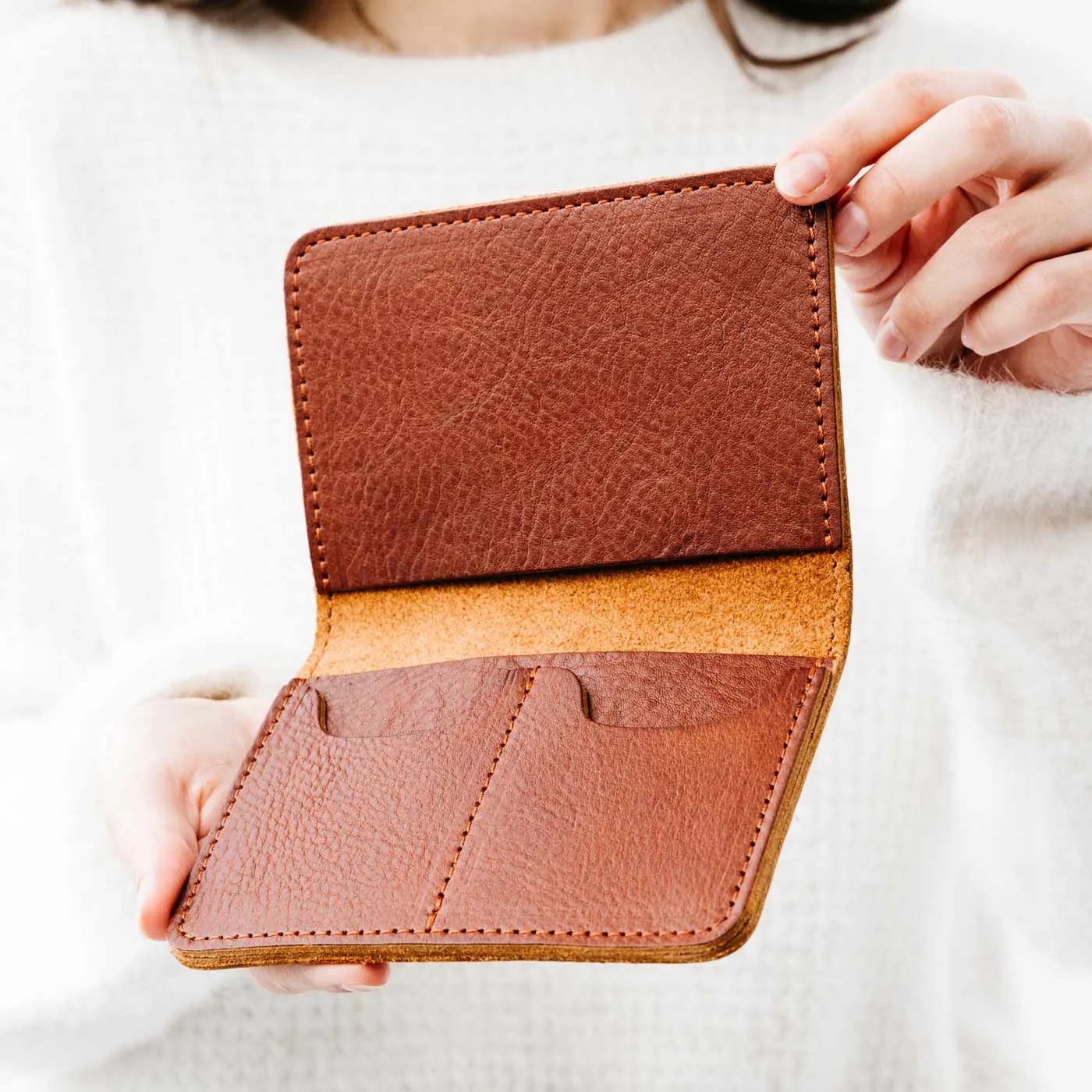 Leather Modern Passport Holder