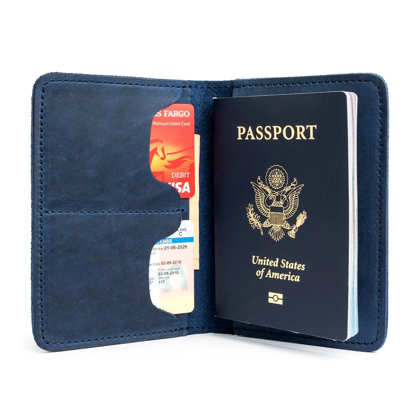 Leather Modern Passport Holder