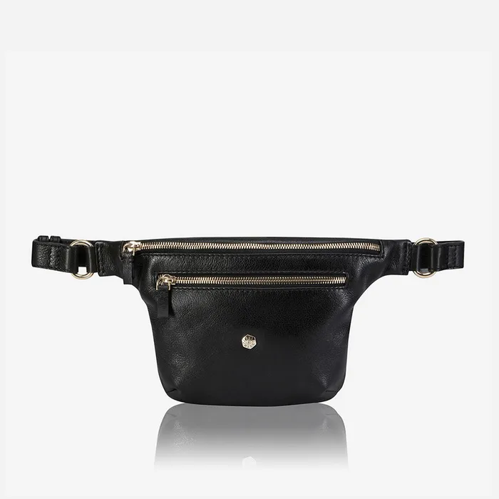 Leather Waist Bag | Black