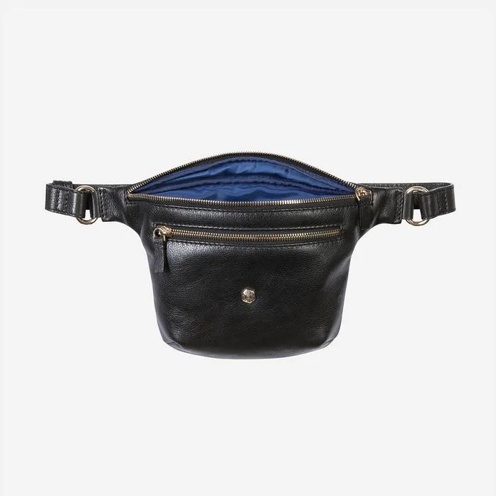 Leather Waist Bag | Black