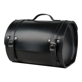 Ledrie Motorcycle Suitcase Black Leather