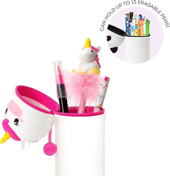 Legami Kawaii 2 in 1 Soft Silicone Pencil Case - Unicorn