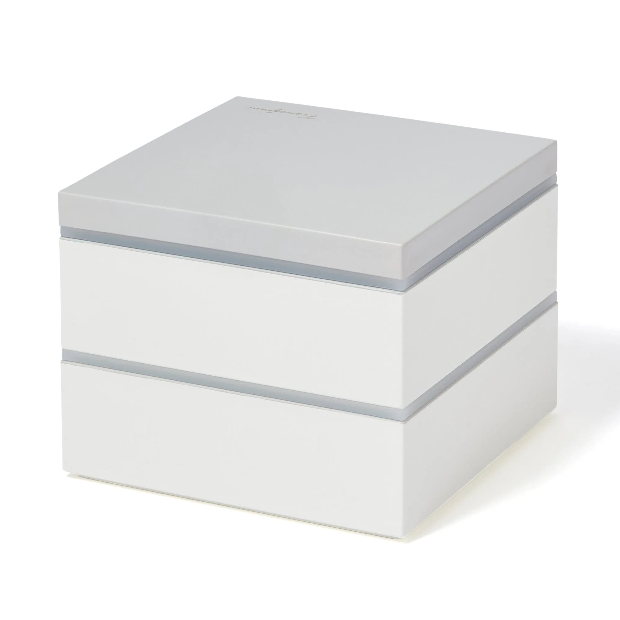 Logo Square Lunch Box White