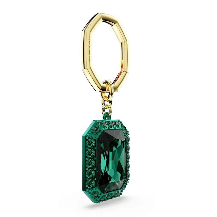 Lucent Octagon Cut Green Key Ring 5666643