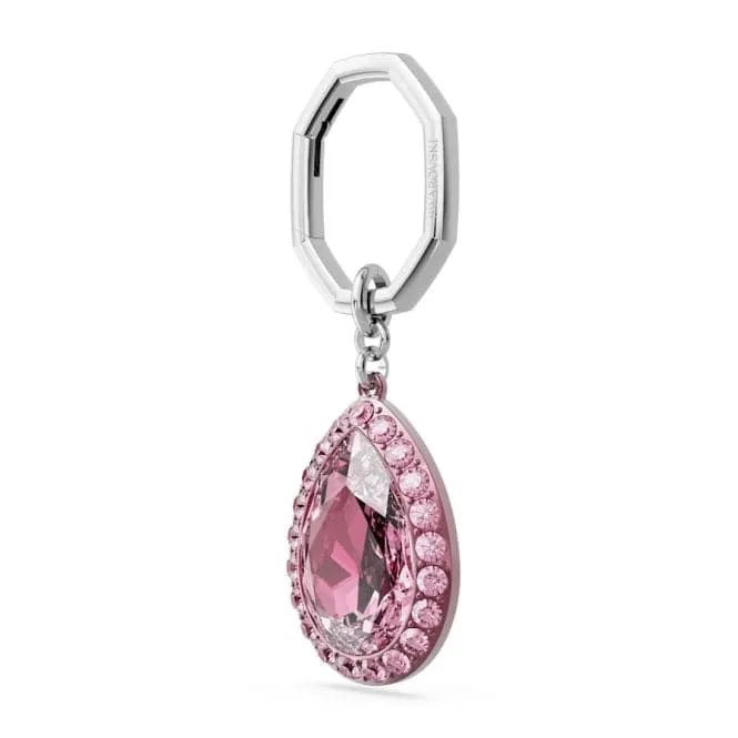 Lucent Pear Cut Pink Keyring 5666646