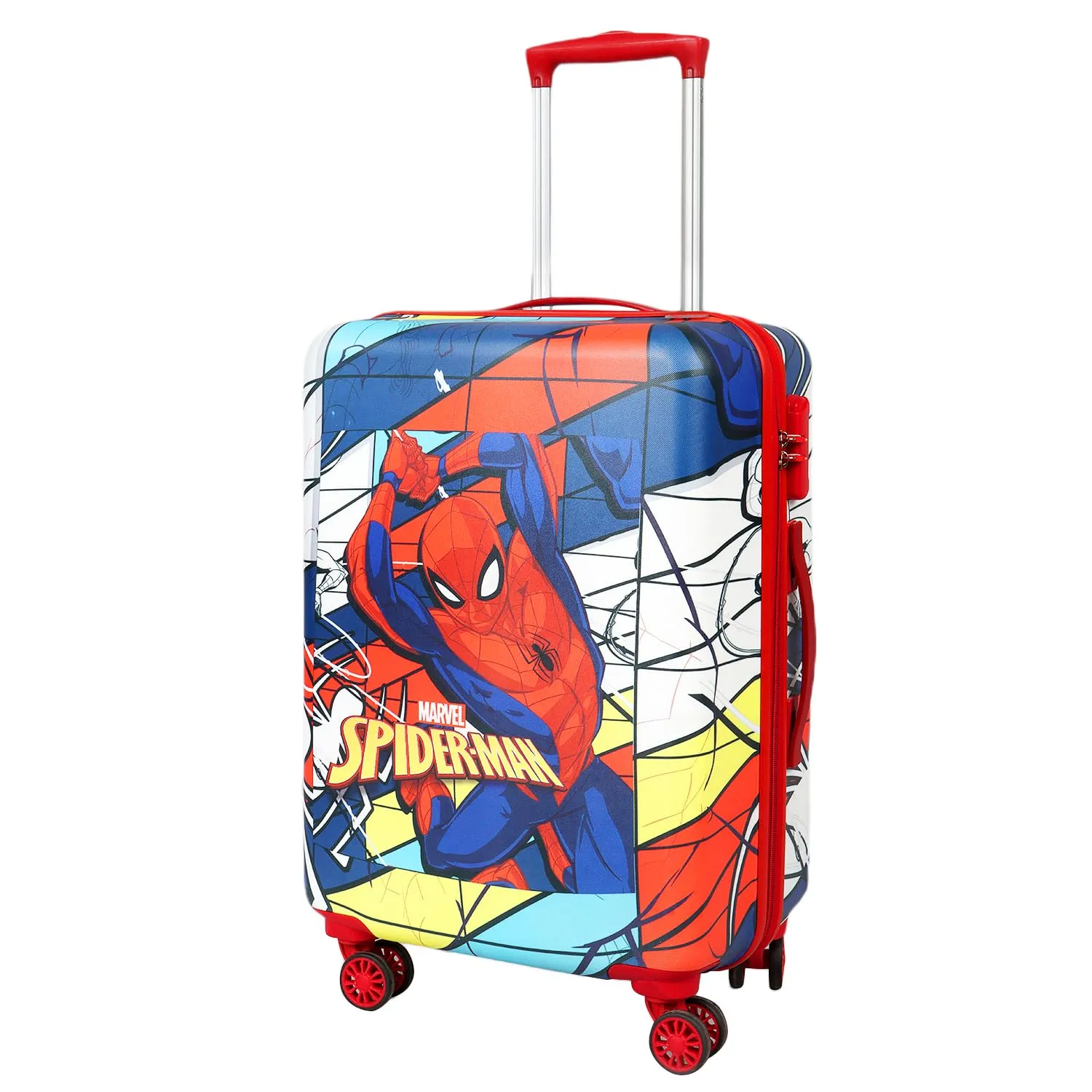 Marvel Spider-Man Kids Trolley Bag – Lightweight Rolling Luggage for Travel and Adventures