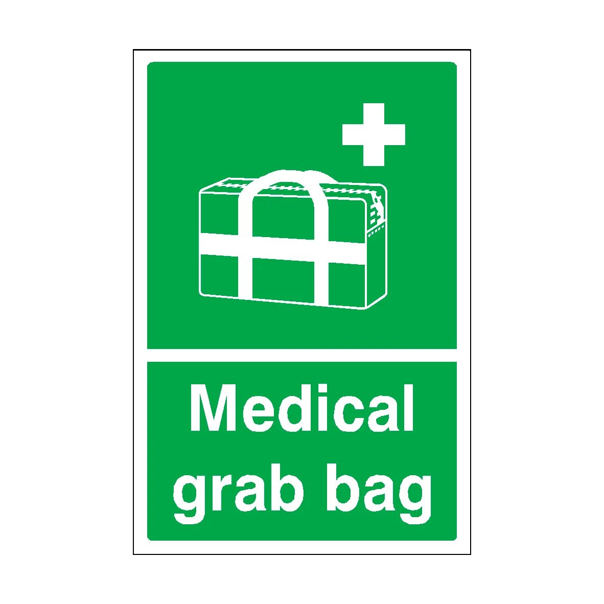 Medical Grab Bag Sign