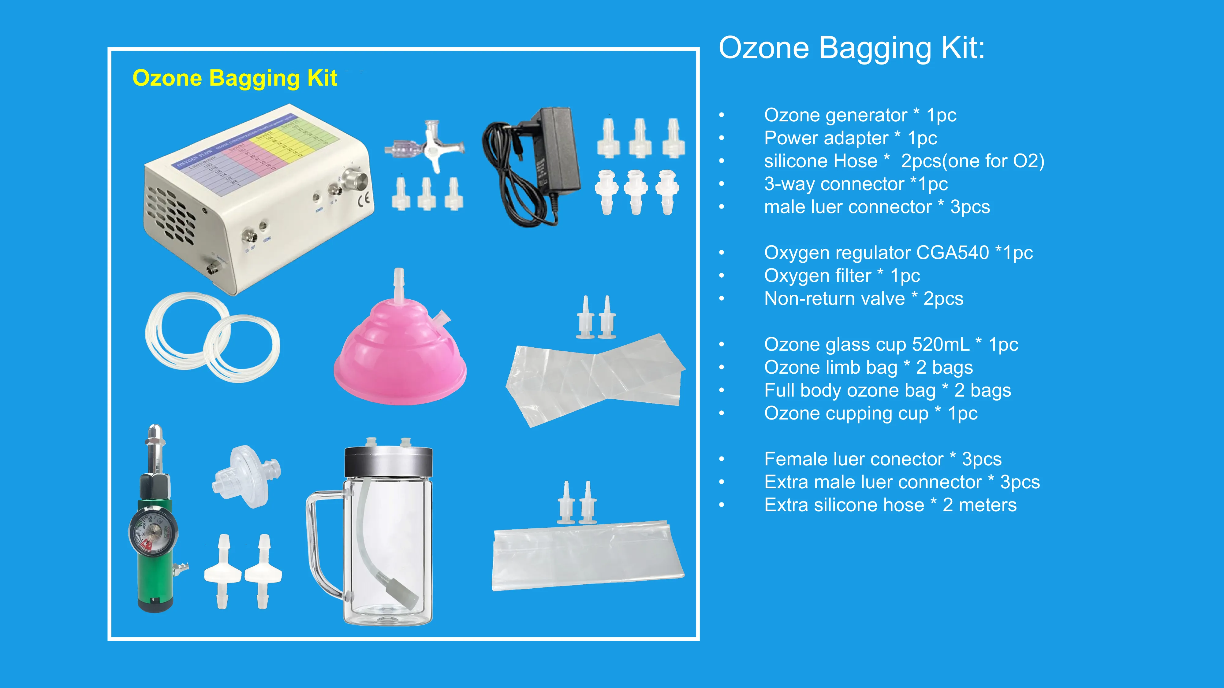 Medical Ozone Machine Kit Home Clinic Use Therapy  I Medical Ozone Generator