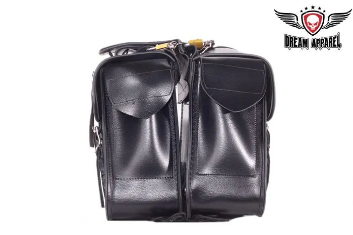 Medium Motorcycle Saddlebag With Concho