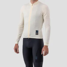 Men's Merino Grid Thermal Jersey - Oat