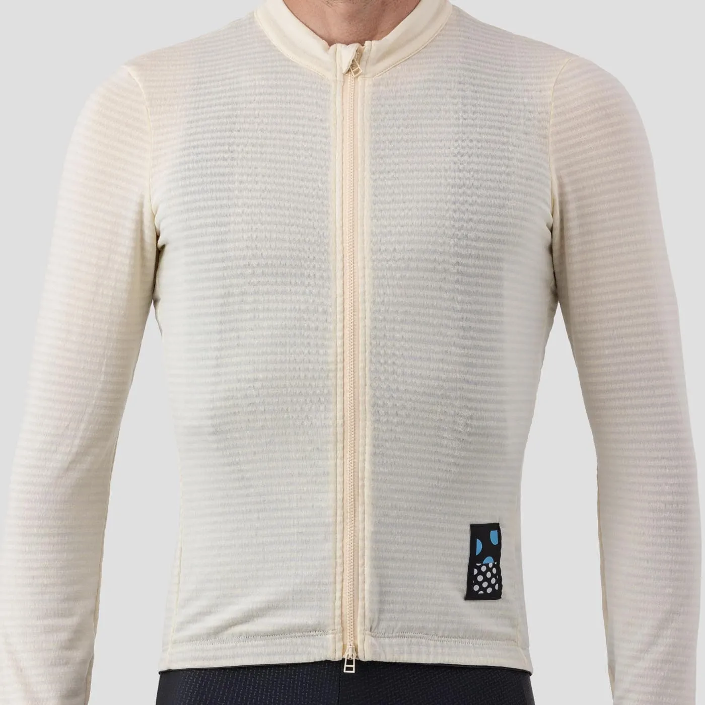 Men's Merino Grid Thermal Jersey - Oat