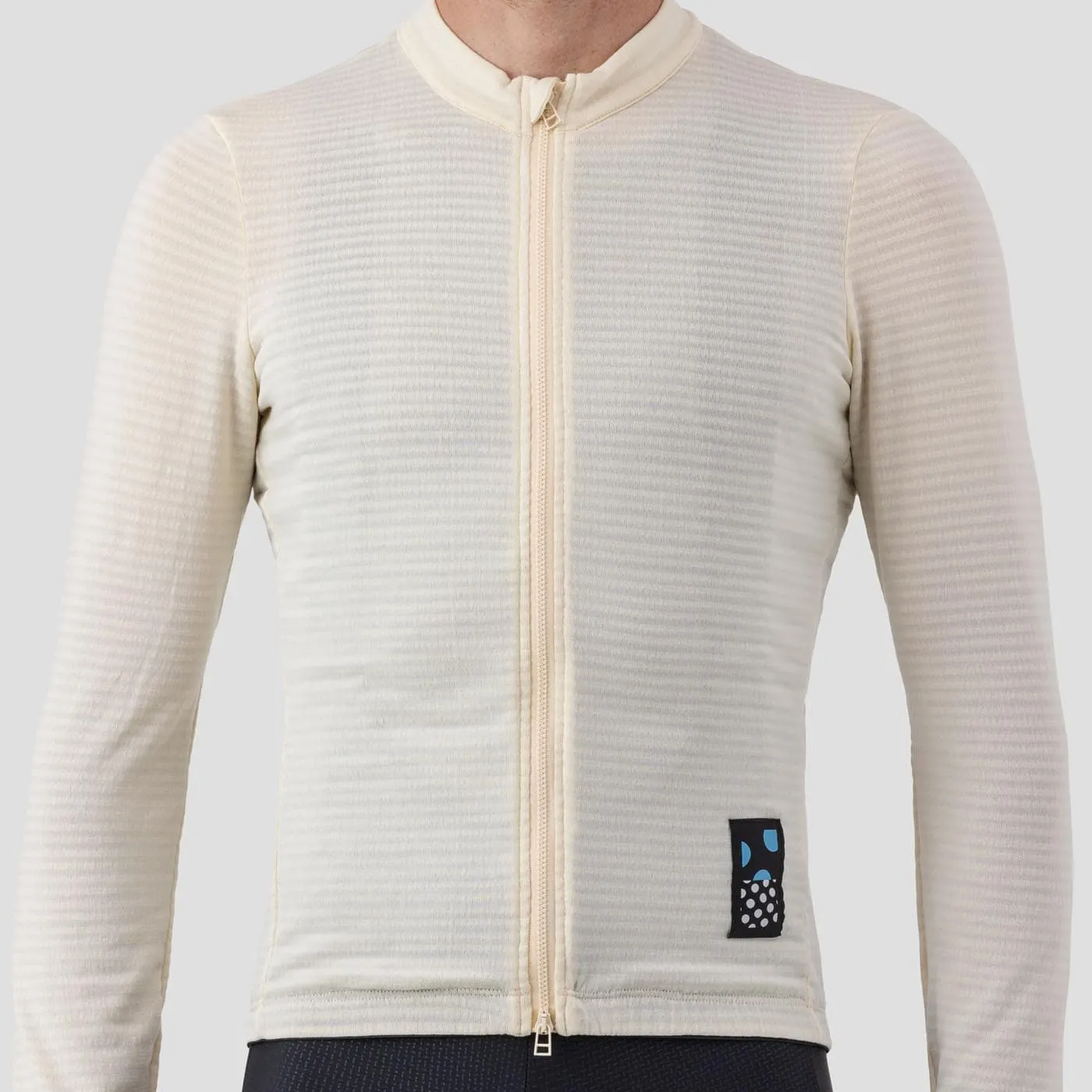 Men's Merino Grid Thermal Jersey - Oat