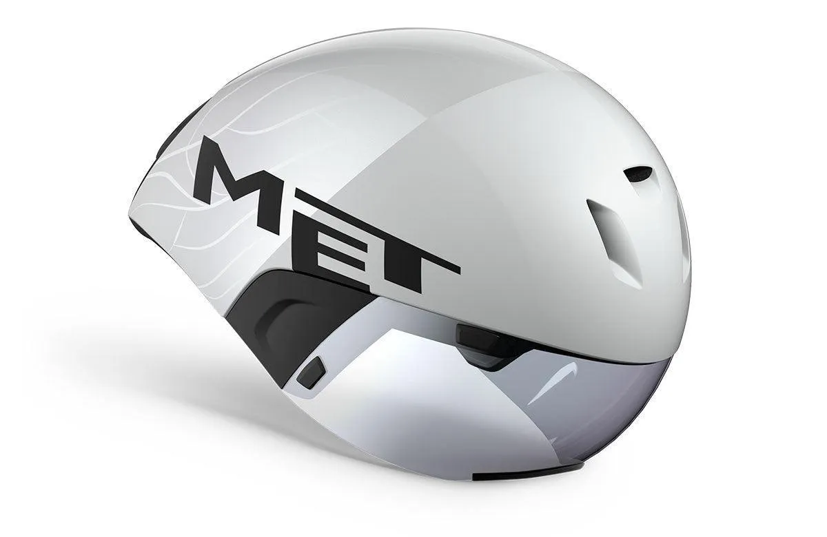 Met Codatronca Aero Cycling Helmet (White/Black/Matt Glossy)