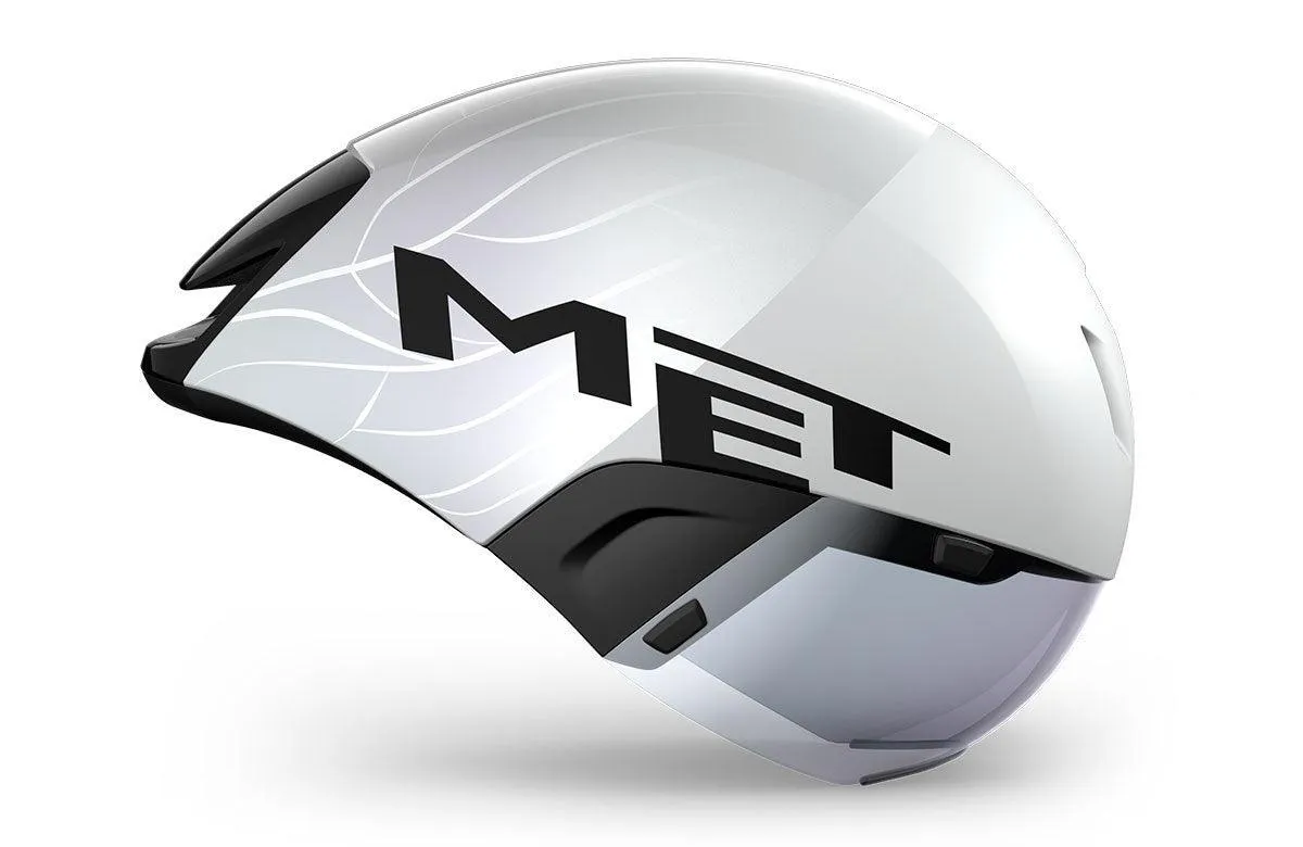 Met Codatronca Aero Cycling Helmet (White/Black/Matt Glossy)