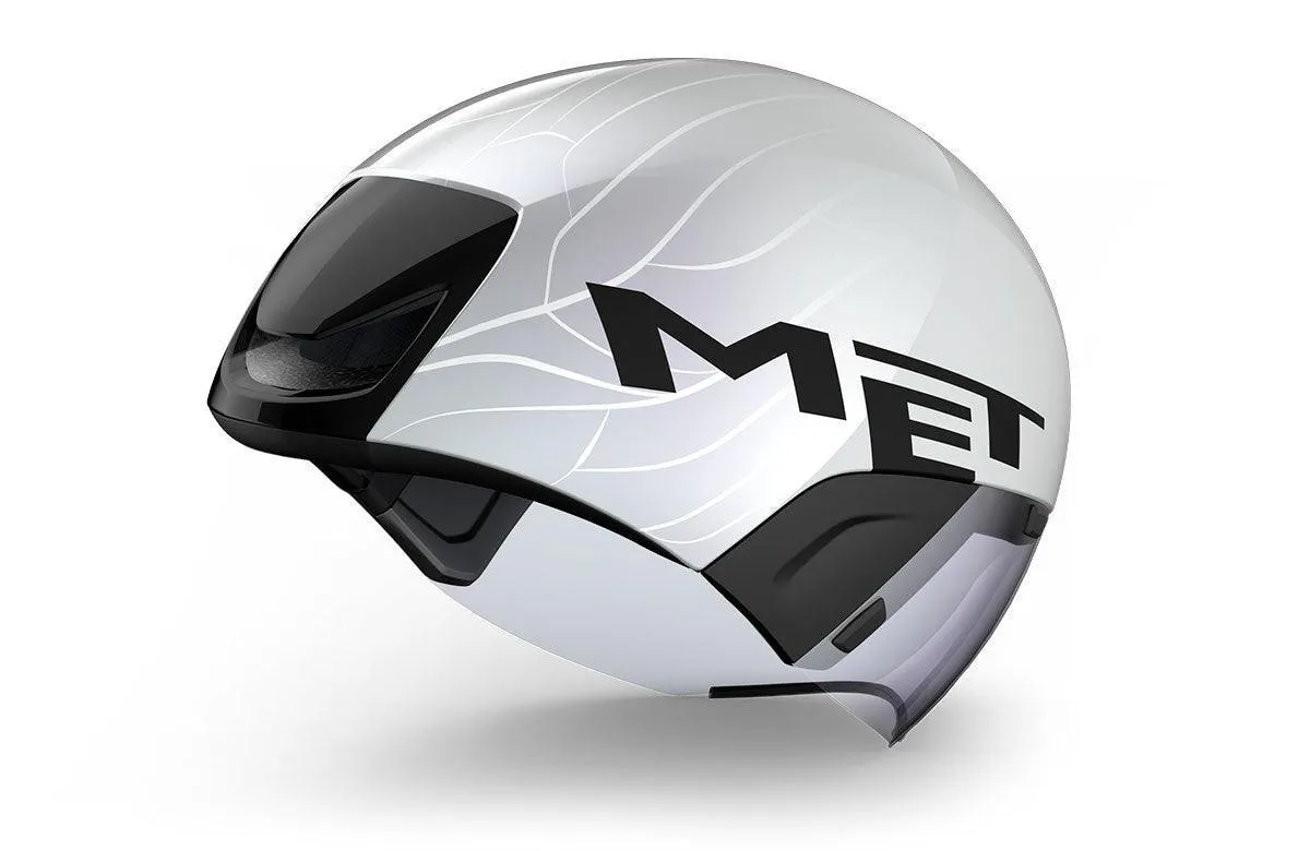 Met Codatronca Aero Cycling Helmet (White/Black/Matt Glossy)