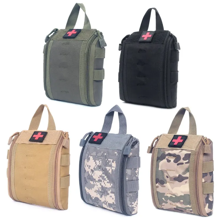 Mini Multifunctional Outdoor Medical Waist Bag, Color: Military Color