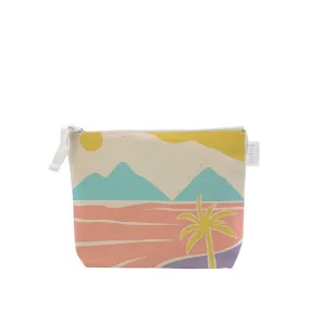 Mokulua Islands Abstract Cosmetic Bag, Small