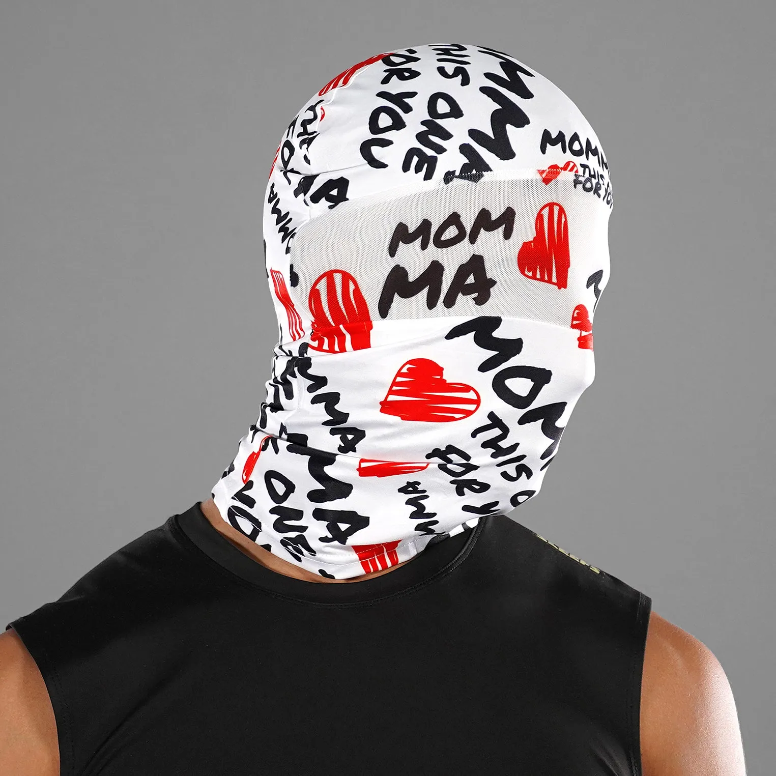 Momma Pattern Head Bag Mask