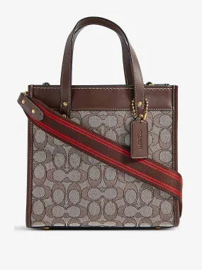 Monogram-print cross-body bag