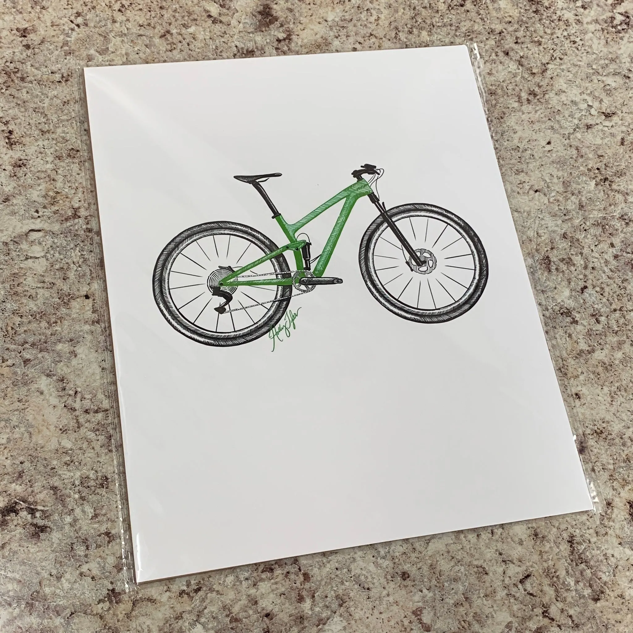 Mountain Bike Print [FINAL SALE]