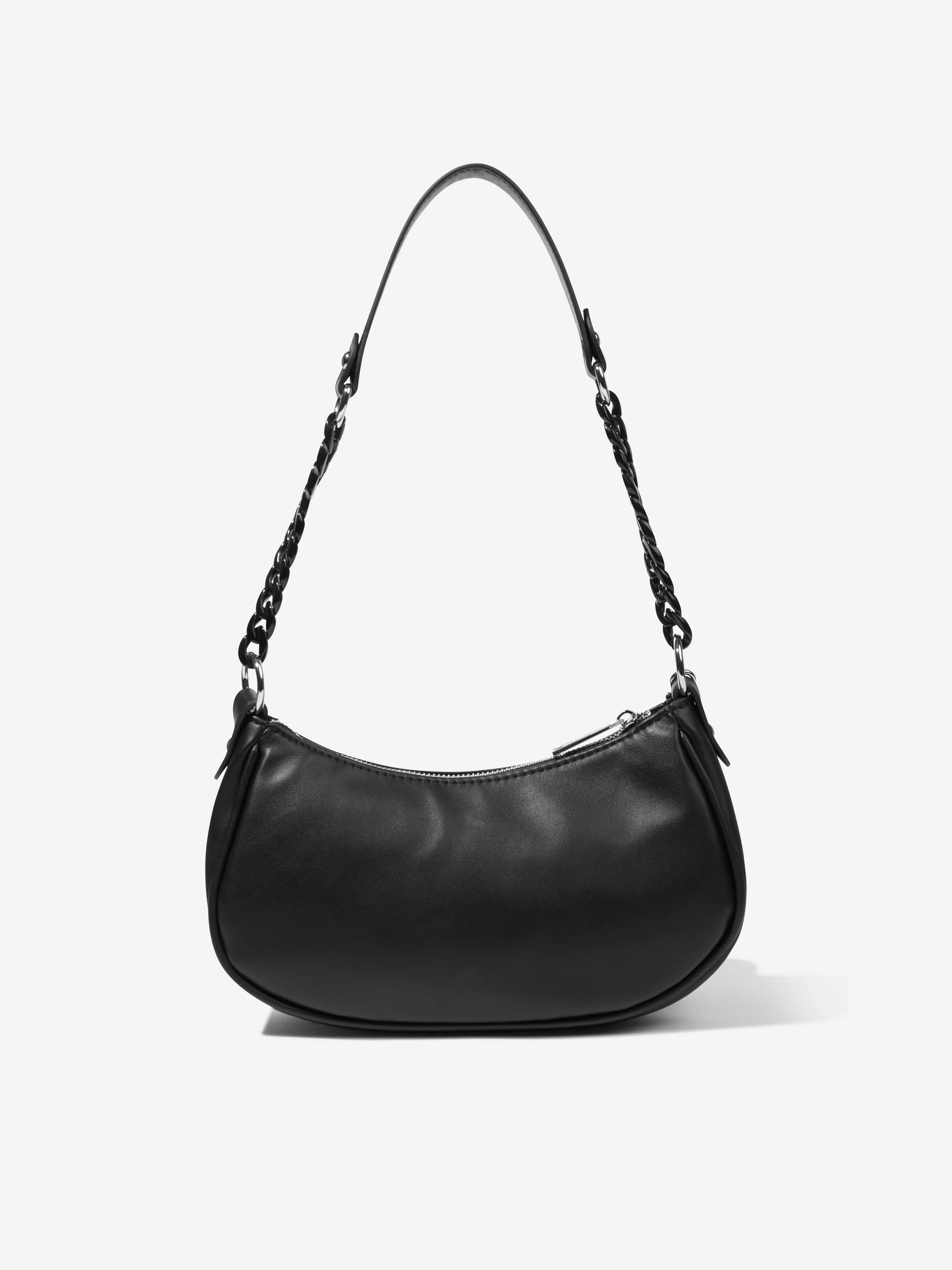 MSGM Girls Eco Leather Handbag in Black