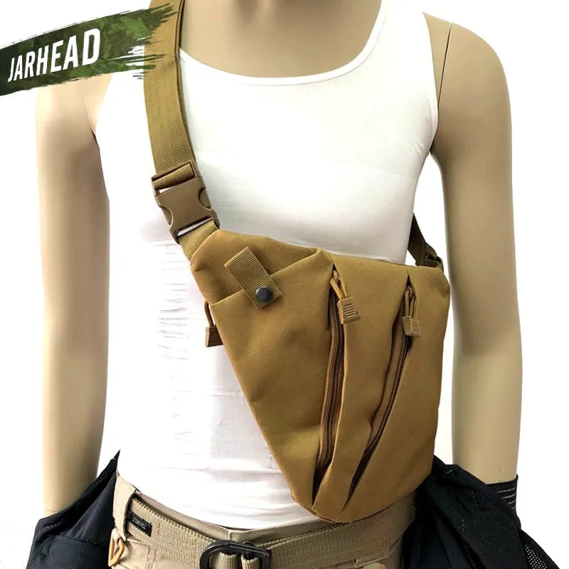 Multifunctional Concealed Gun Bag Men's Left Right Bag Chest Bag Hunting