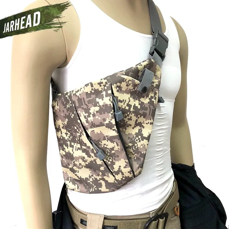 Multifunctional Concealed Gun Bag Men's Left Right Bag Chest Bag Hunting