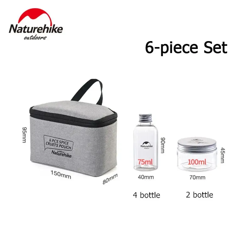 Naturehike Camping Seasoning Jar Portable Outdoor Barbecue Spice Set