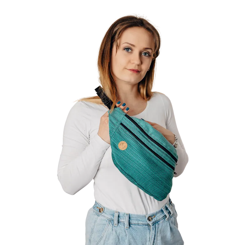 Ombre Green Large Waist Bag by LennyLamb