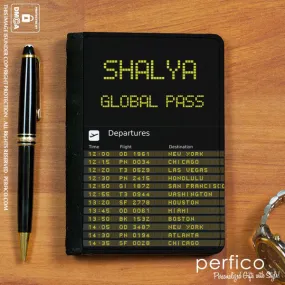 On Time © Personalized Passport Cover and Holder