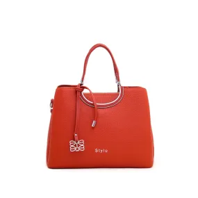 Orange Formal Hand Bag P35960