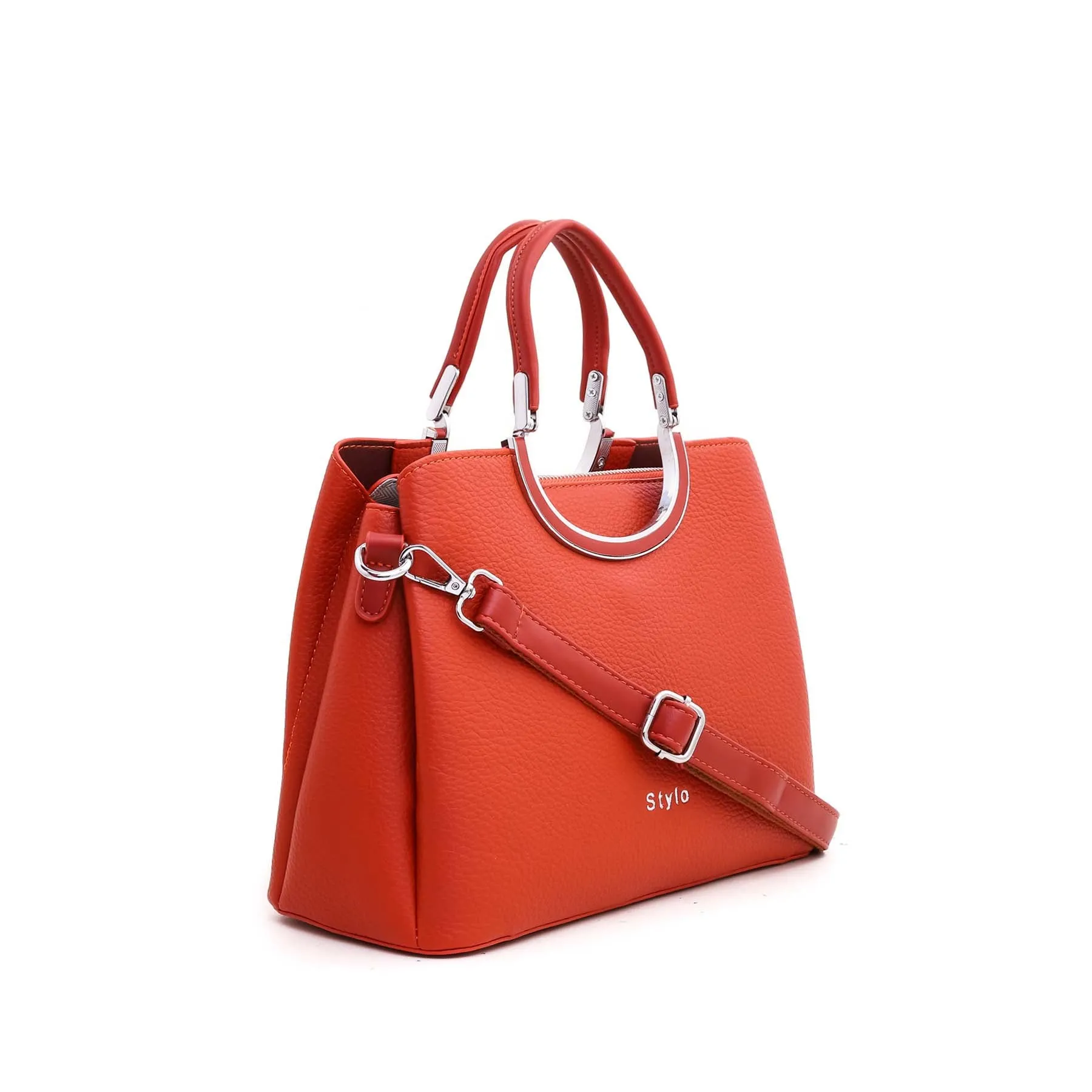 Orange Formal Hand Bag P35960