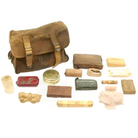 Original U.S. WWII U. S. Navy First Aid Medical Corpsman Medical Kit with Bag