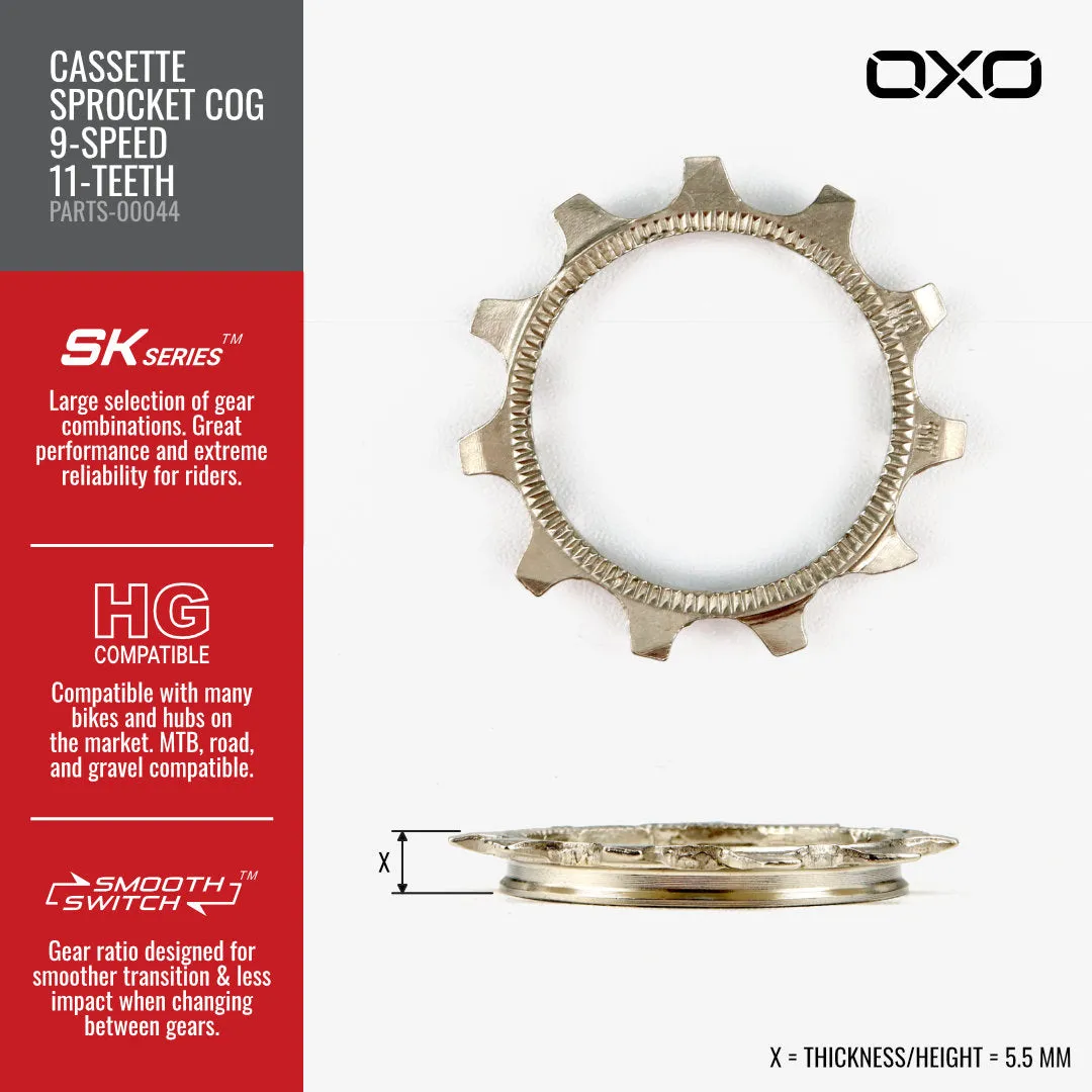 OXO Cassette Sprocket Cog (Gear/Teeth)