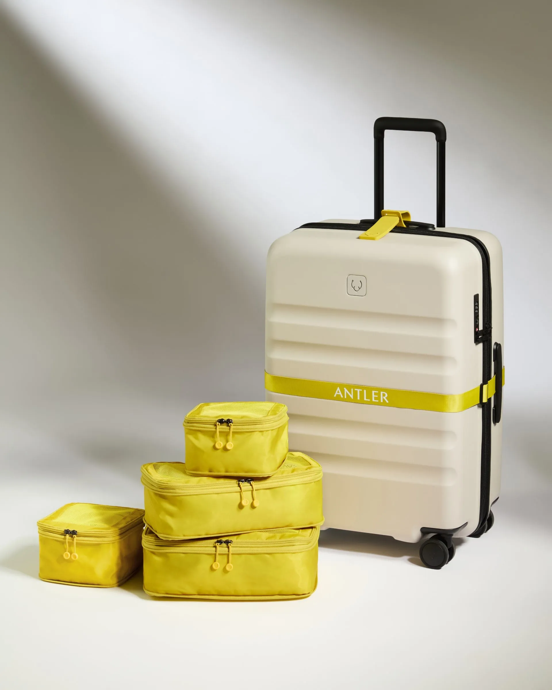 Packing Cubes in Gorse Yellow - Set of 4