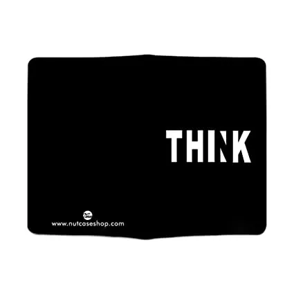 Passport Cover Travel Wallet Holder -Think