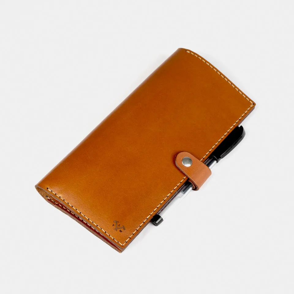 PASSPORT SLEEVE - COGNAC