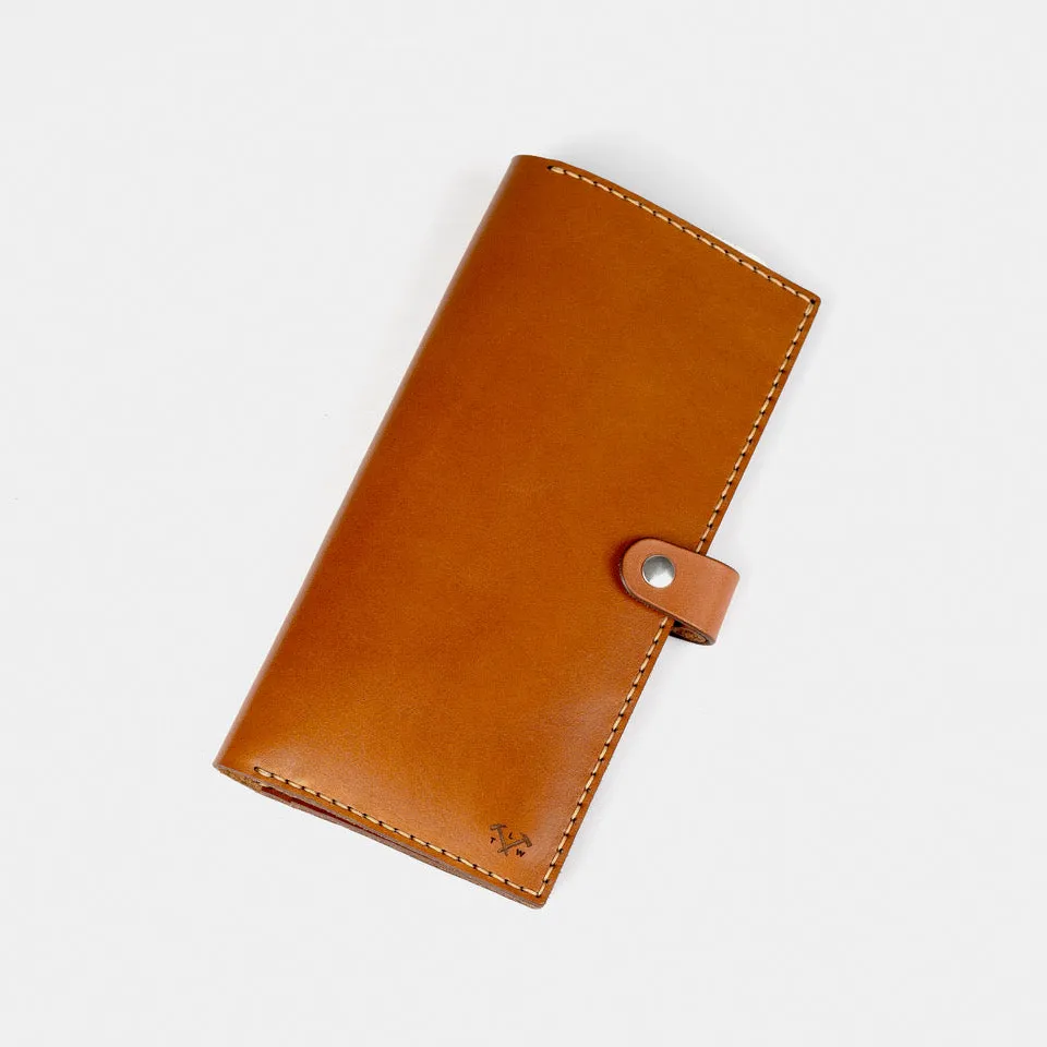 PASSPORT SLEEVE - COGNAC