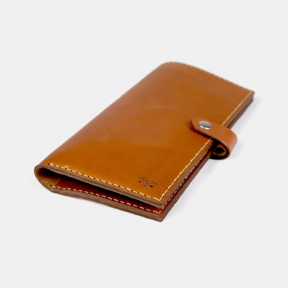 PASSPORT SLEEVE - COGNAC