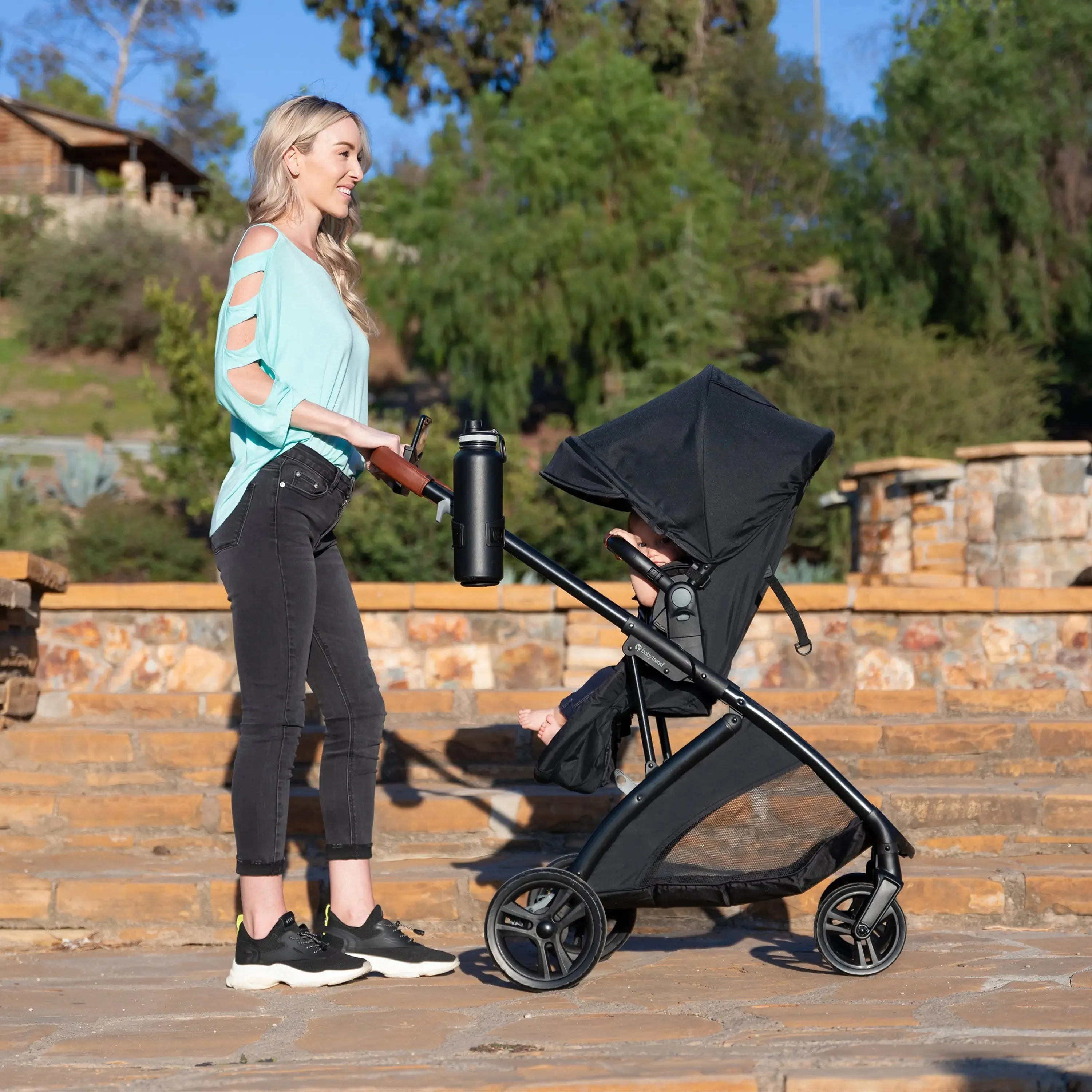 Passport® Switch 6-in-1 Modular Stroller Travel System with EZ-Lift™ PLUS Infant Car Seat - Midnight Cocoa (Exclusive)