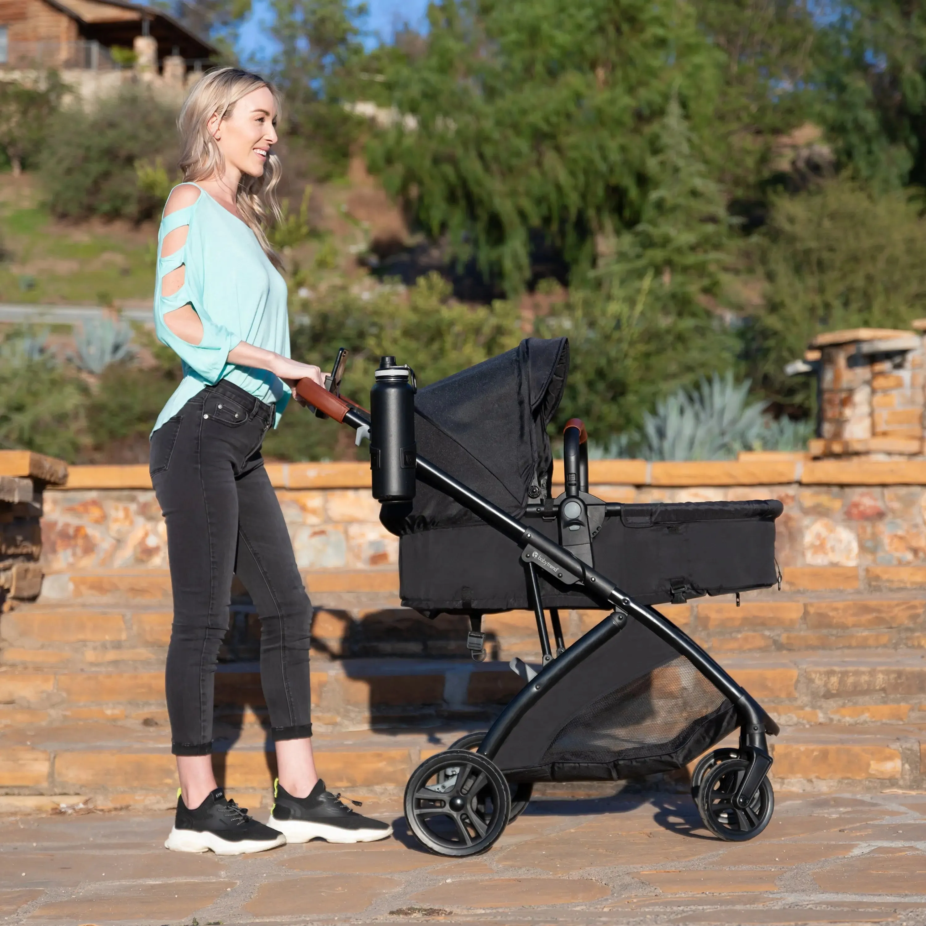 Passport® Switch 6-in-1 Modular Stroller Travel System with EZ-Lift™ PLUS Infant Car Seat - Midnight Cocoa (Exclusive)