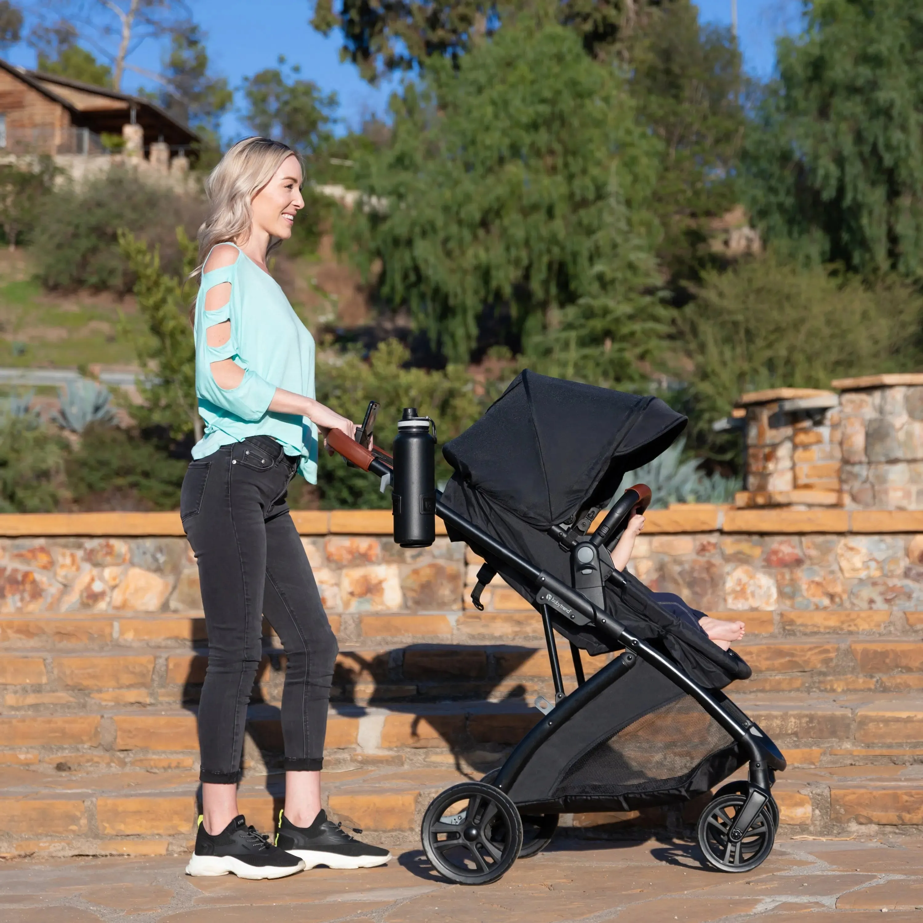 Passport® Switch 6-in-1 Modular Stroller Travel System with EZ-Lift™ PLUS Infant Car Seat - Midnight Cocoa (Exclusive)