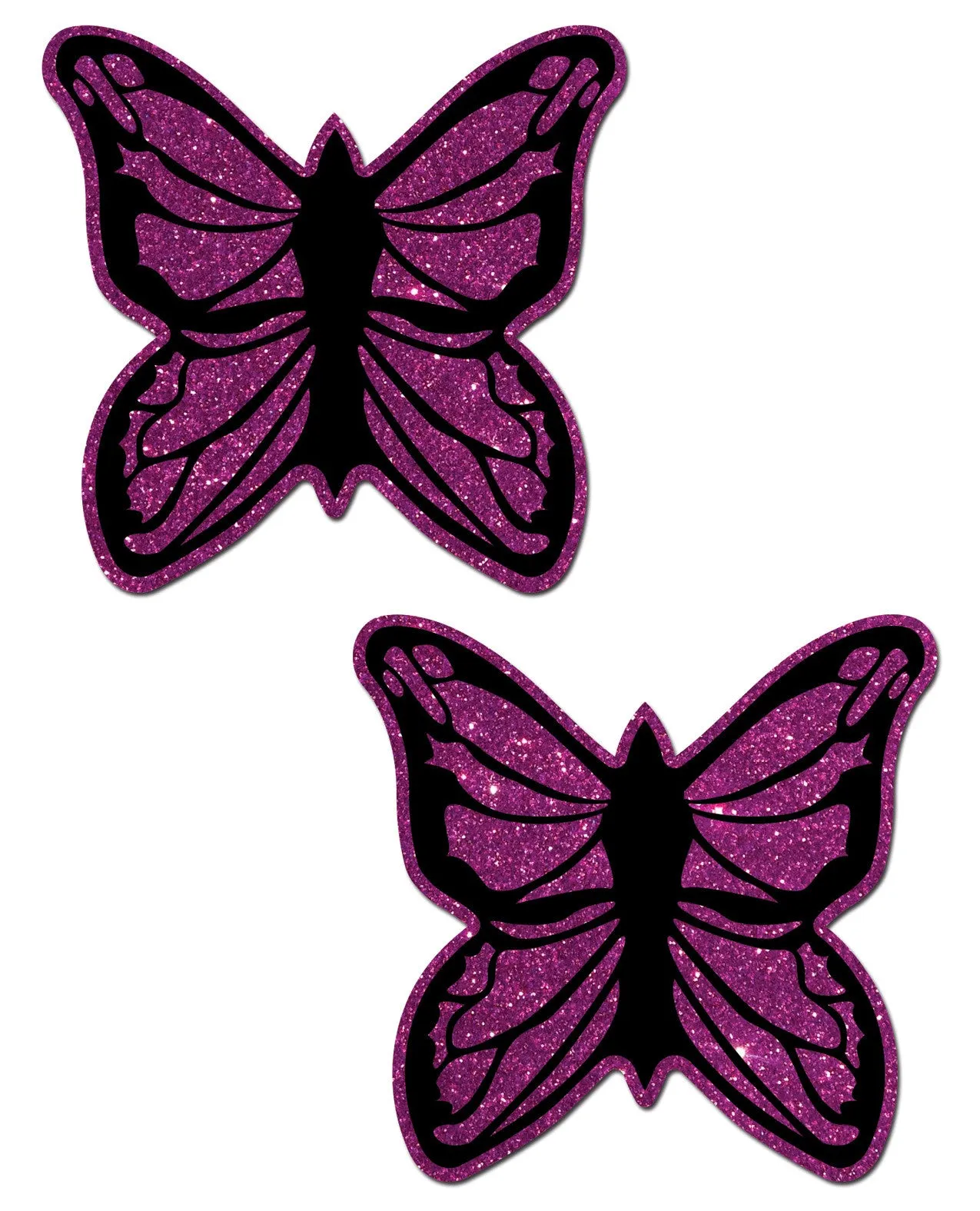 Pastease Purple Glitter Butterfly O/S