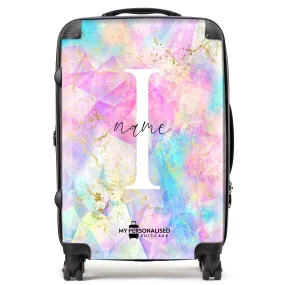 Personalised Opal Pattern Suitcase - 9